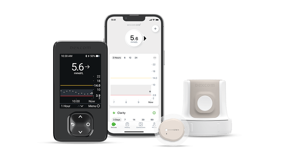Dexcom ONE+ app and sensor